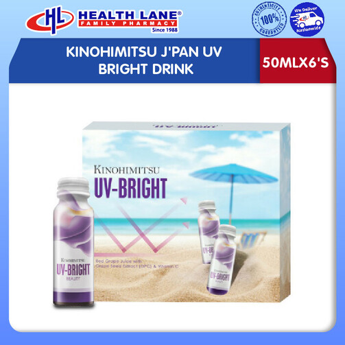 KINOHIMITSU J'PAN UV BRIGHT DRINK (50MLX6'S ) EXP 08/20